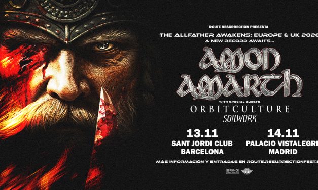 AMON AMARTH traerán su épica vikinga a Madrid en noviembre de 2026