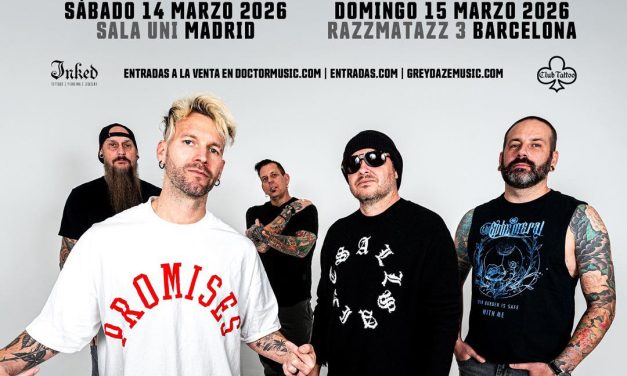 Anunciadas fechas de GREY DAZE en Madrid y Barcelona en 2026