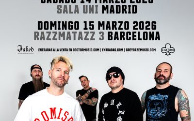 Ya se conoce el telonero de GREY DAZE en Madrid y Barcelona