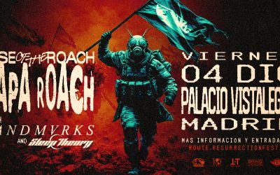 PAPA ROACH regresará a Madrid con fecha exclusiva en España