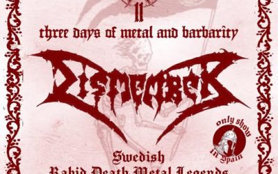 DRUMS OF WAR 2027 añade a DISMEMBER