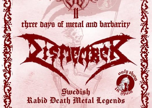 DRUMS OF WAR 2027 AÑADE A DISMEMBER