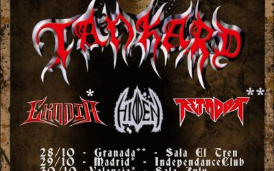 La gira española de TANKARD arranca en unos días