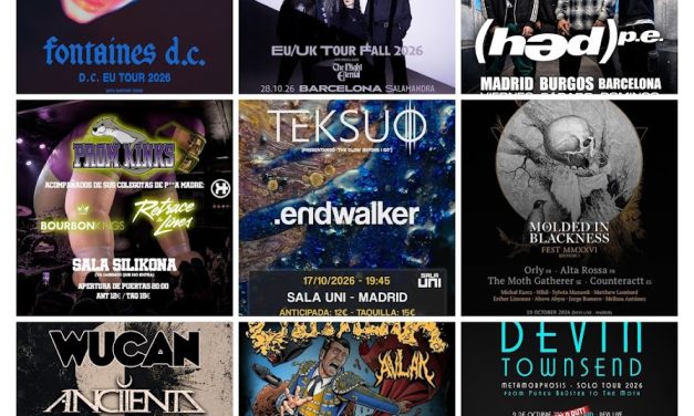 Octubre: agenda de conciertos en Madrid